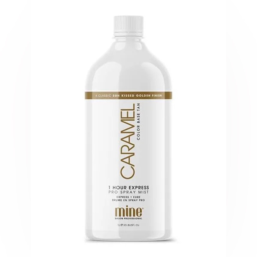 Mine spray tan caramel color